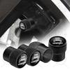 4Pcs Auto Exterior Logo Metal Wheel Tire Valve Caps Stem Case Dust Covers For Jeep Wrangler JK JL TJ  Renegade Liberty Patriot ANS1