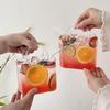 Unique Shape Summer Teacup Transparent Wine Cup Creative Handbag Glass Cup  Summer Drink