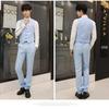 Men's Korean Style Slim Suit Vest - Business Casual for Spring & Autumn, Professional Groomsmen Dress Vest.