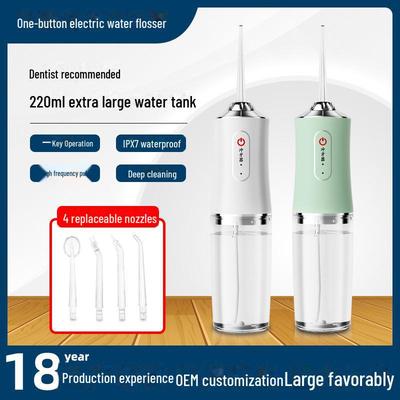Smart Portable Electric Water Flosser - Tartar & Oral Cleaner
