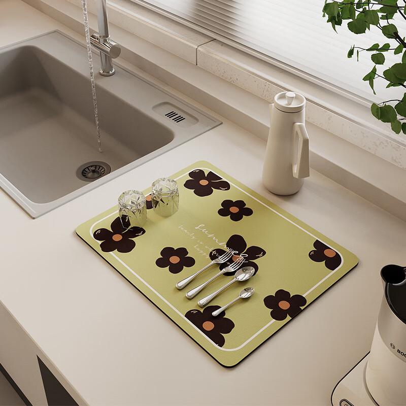 Changbaosen Diatomaceous Earth Kitchen Drain Mat