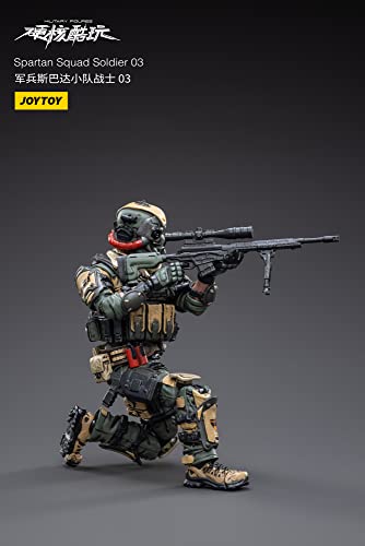 JOYTOY Soldier Spartan Squad Warrior 03 1/18 Scale PVC & ABS Painted Movable Figure