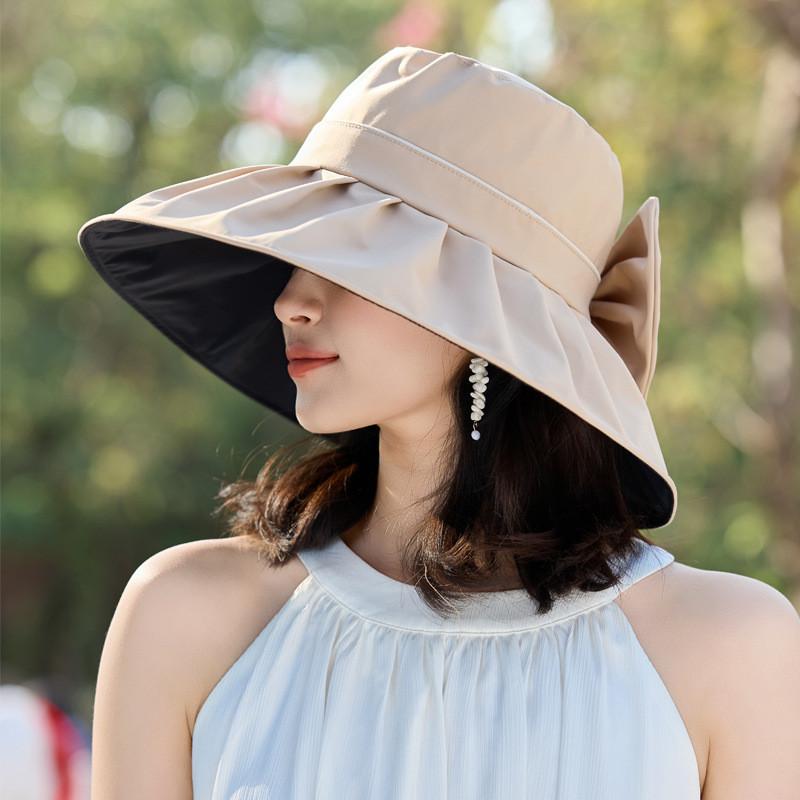 Sun Protection Wide Brim Hat With Adjustable Fit For Outdoor Summer Travel