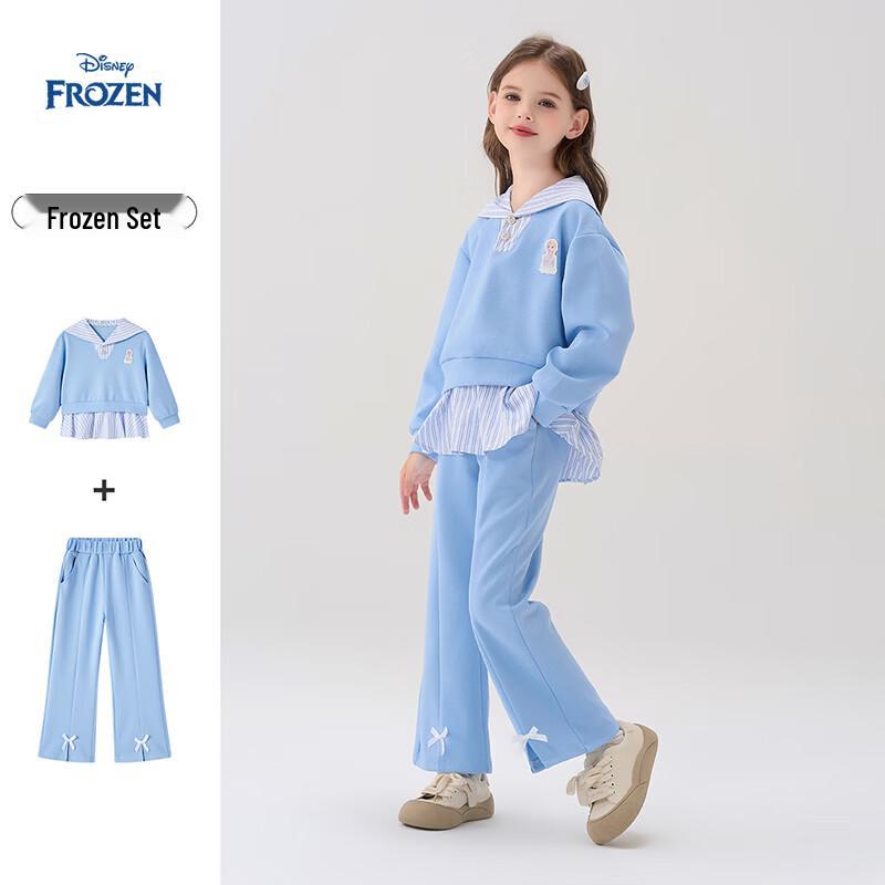 Disney Girls  Spring Casual Faux Two-Piece Set 160