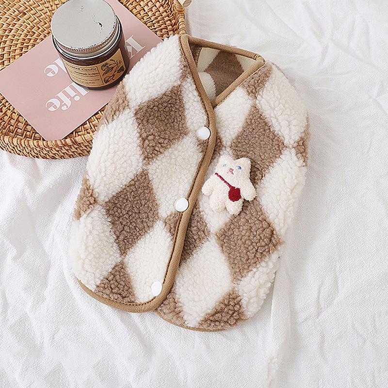 Autumn Winter Dog Clothes Warm Pet Dog Coat Jacket Soft Pet Vest for Small Medium Dogs Chihuahuas French Bulldog Costume
