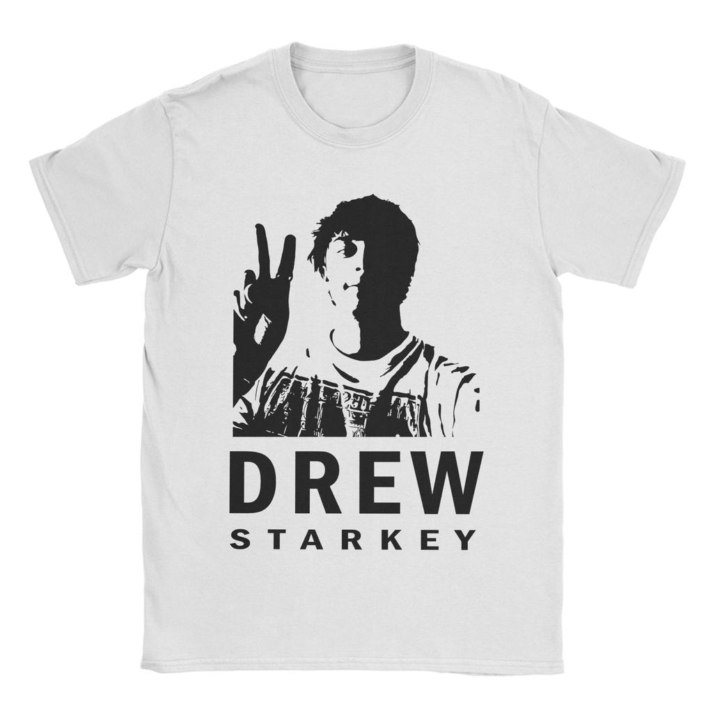Drew Starkey Retro Design Unisex T Shirts Fun Tee Shirt Short Sleeve Crew Neck TShirt Pure Cotton Summer Clothes