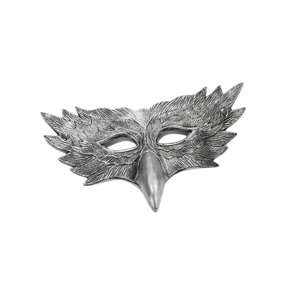 Comfortable Eagle Half Face Mask 3D Design Cosplay Bird Mask Halloween Eagle Mask  Women Men