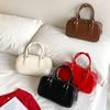 Neue Koreanische Stil Nischen Vielseitige Retro Boston Tasche mit Hochwertigem Pendler Temperament und Lässiger Umhängetasche