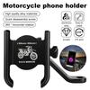 Aluminum Alloy Bike Phone Holder GPS Bracket Rear View Mirror Mount Clip Moto Handlebar For Xiaomi iPhone Samsung Huawei Phone 5