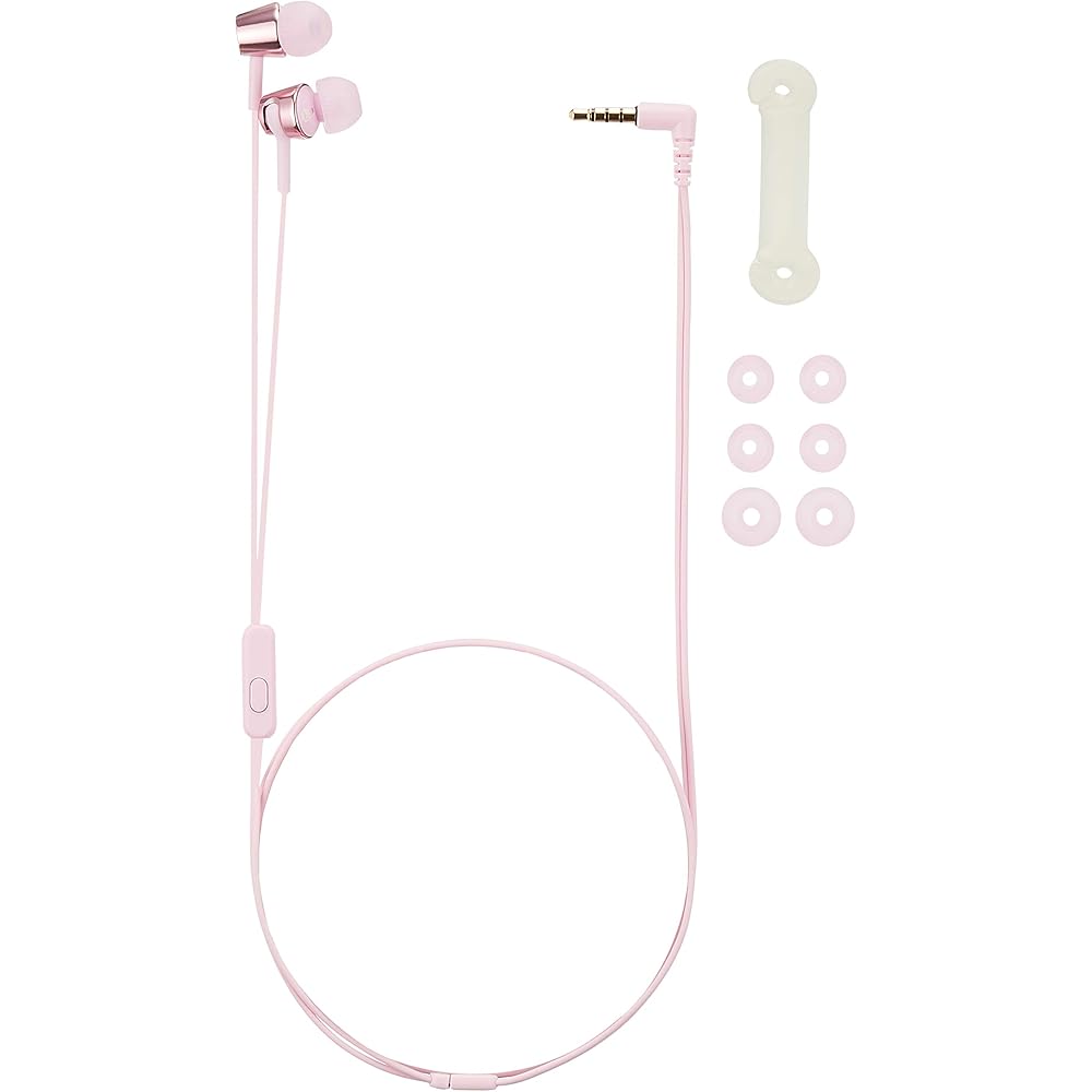 Sony MDR-EX155AP Earphones: In-ear Type with Remote Control and Microphone, Light Pink (MDR-EX155AP P)
