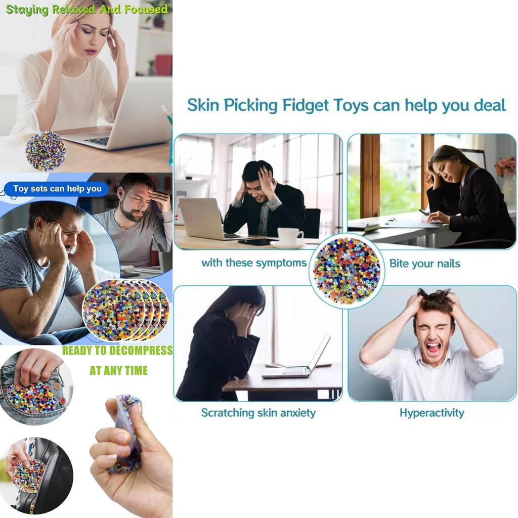 Versatile Skin Picking Fidget Toys Made Of Tpr For Calming Sensory Experience And Stress Reduction