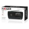 Radio Portable - Haeger - Handy - AM/FM - Noir - Garantie 2 ans