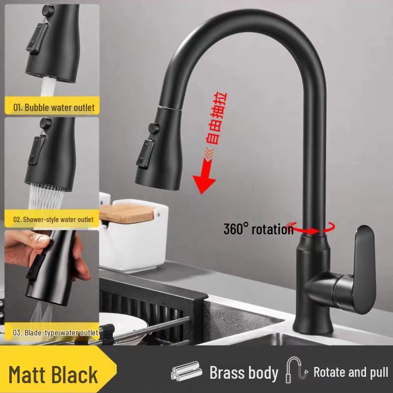TLXT Pull-Out Kitchen Faucet