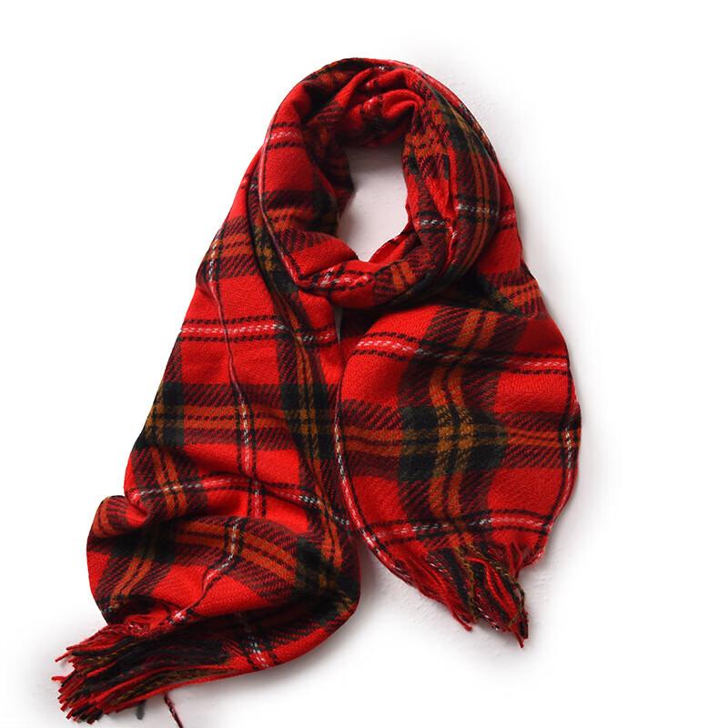 Women s Graphene Heated Plaid Tassel Scarf