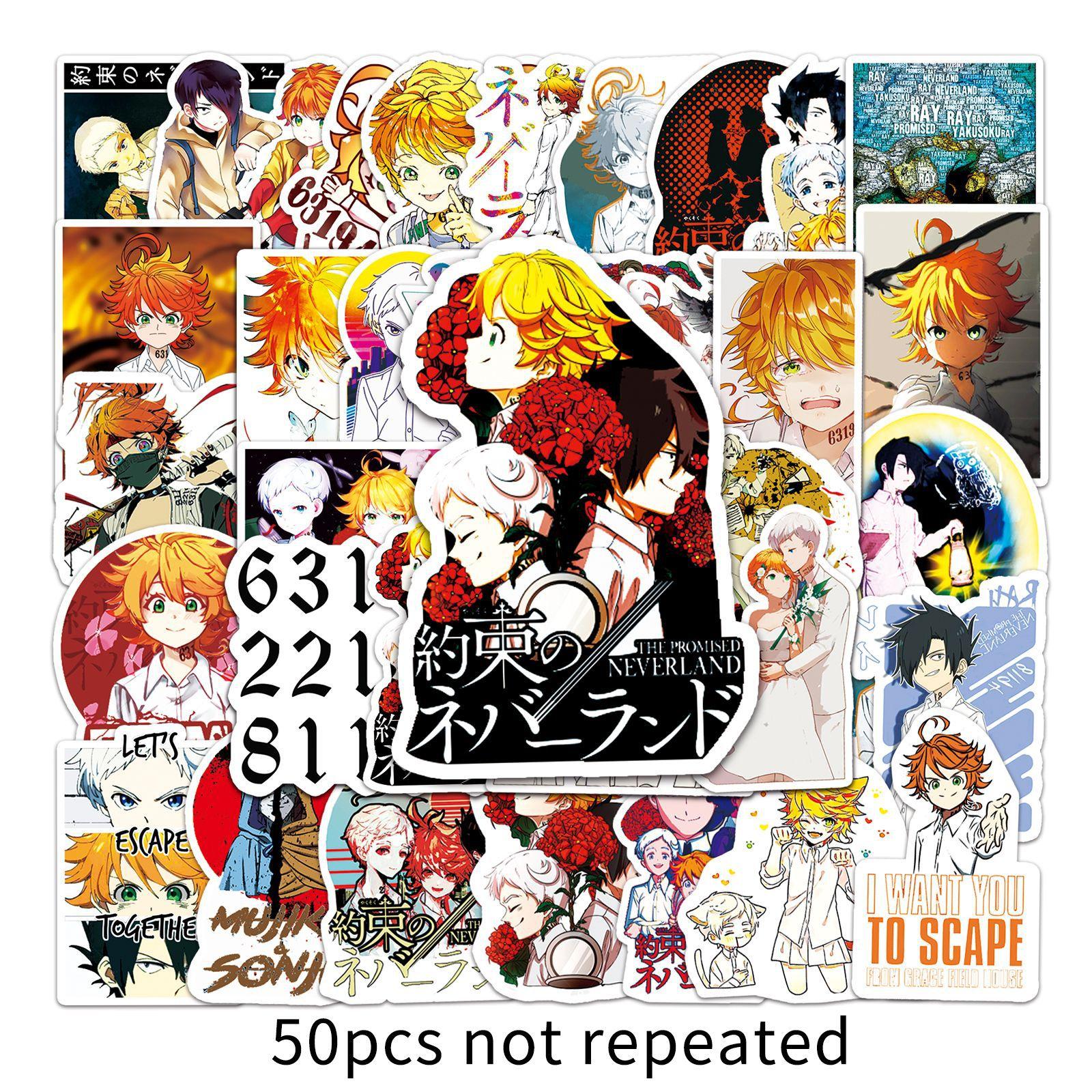 

50 Мультяшные Японские Мультфильмы Согласованные Неверленд Чемодан Персонализированные Наклейки Блокнот Самокат Автомобильные Наклейки