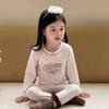 Kids Cotton Lycra Pajamas Set A Skin-friendly Long Sleeve Winter Homewear Boys Girls