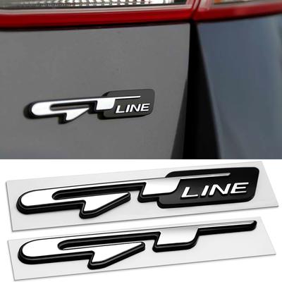 3D autolijn ontwerp spatbord kofferbak lichaam embleem badge stickerCeed Cerato accessoires