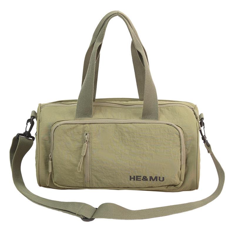 Lightweight Sports Yoga Fitness Bag Simple Versatile Large Capacity Storage Short Travel Bag Student Handheld Messenger Bag