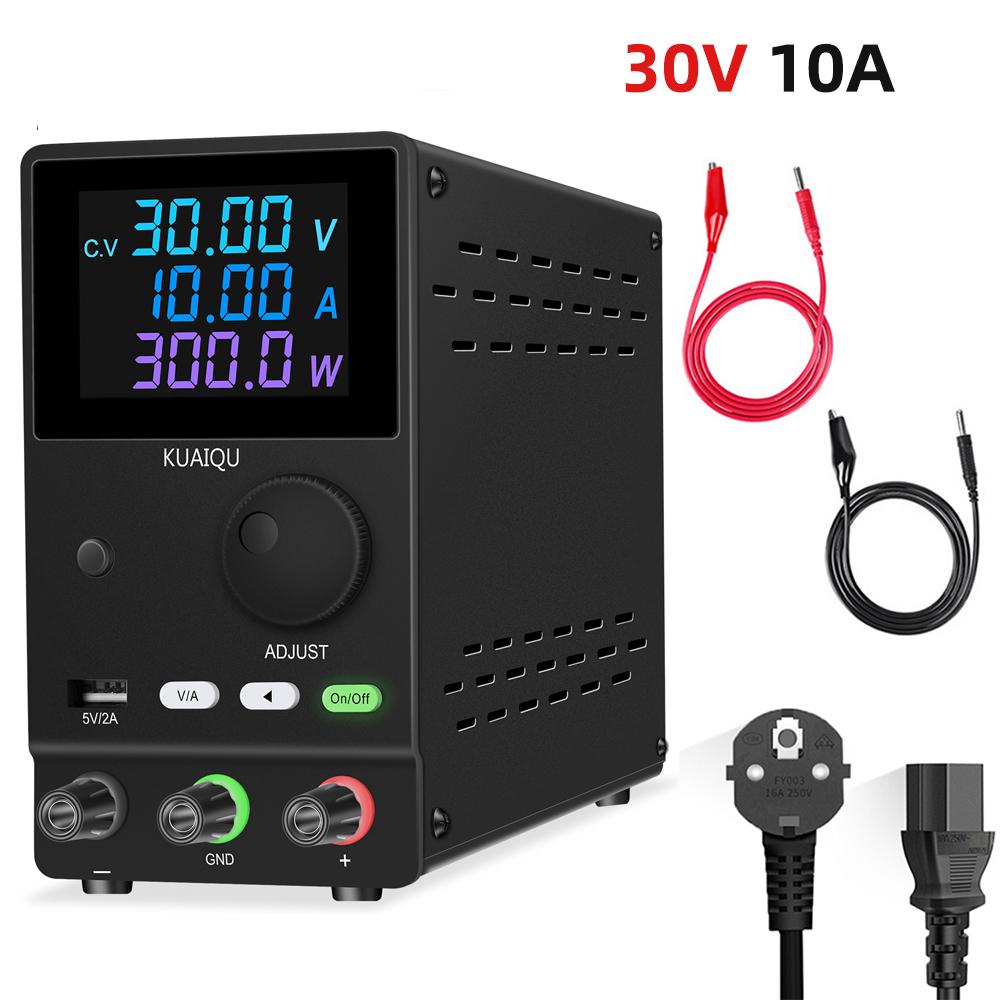 Color LCD DC Power Supply Programmable Lab Adjustable Voltage Stabilizer 30V 10A 12V 12 Volt 24V Regulator Source for Repair