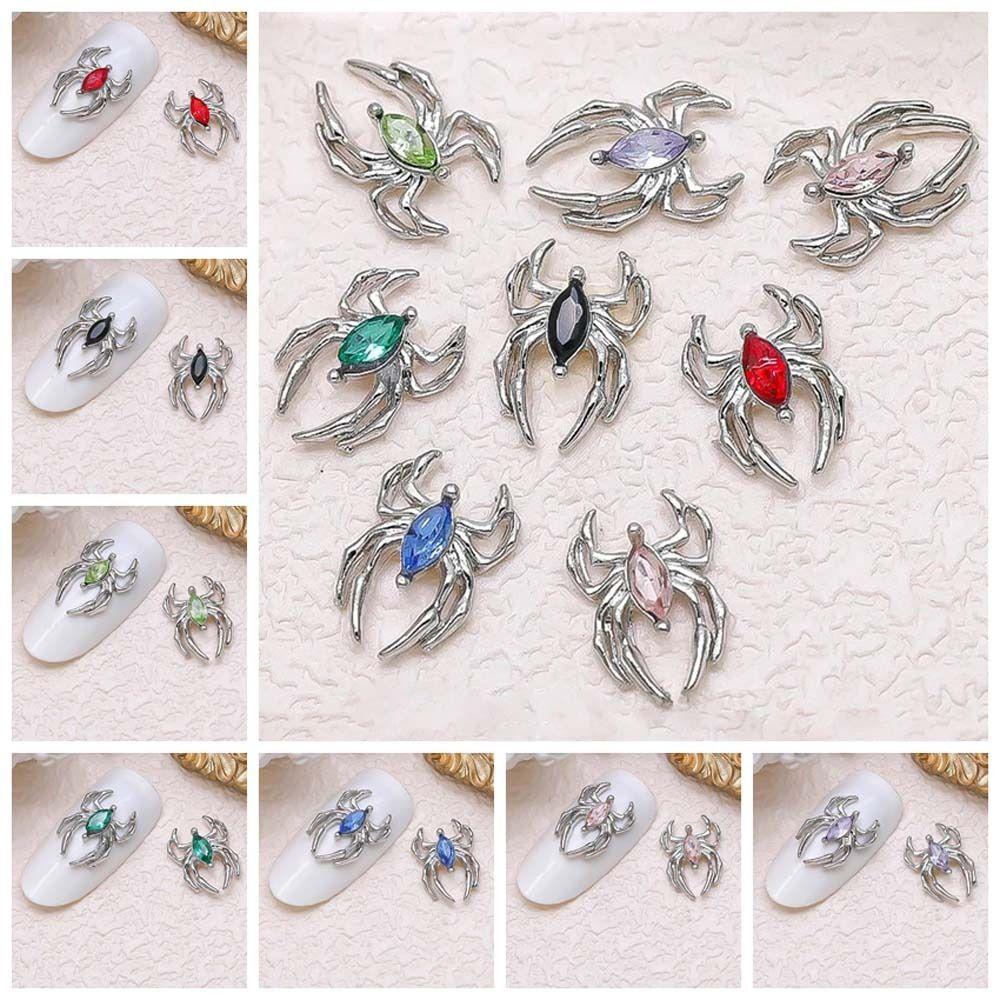 5pcs/set Nail Art Decorations Spider Horse Eye Nail Decorations  Lady