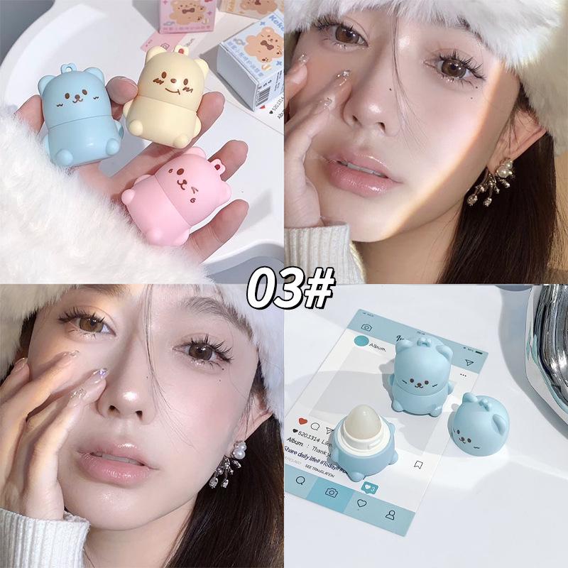 Kekemood Bear Peach Lip Balm: Moisturizing, Nourishing, Hydrating, and Reduces Lip Lines.