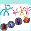 Brinquedo de Girafa de Pescoço Longo para Esticar com Ventosa e Característica Glow-in-the-dark