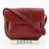 GUCCI Old Gucci Shoulder Bag 001.904.1059 Interlocking G Red Calfskin Women Used