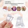 Sfaturi pentru unghii Clip Transparent Finger Building Gel Extension Nails Art Manichiura Instrument