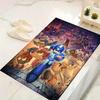 1Pc Megaman Ultimate Battle Rug, Office Carpet Indoor Outdoor Doormat, Non-Slip Soft, Living Room, Christmas Halloween Gift M929394