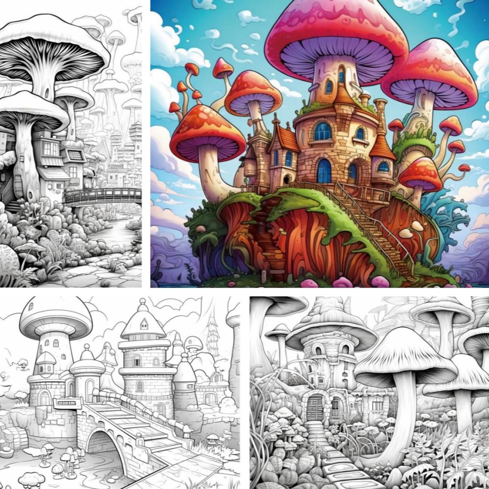 Kunst-Malbuch, 20 Seiten, Doppelseiten, Geschenk für Geburtstagsparty, Stressabbau, Zeit totschlagen, Graffiti-Malbuch, Zeichenbuch, Original