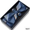 Classic Bowtie Bow Ties for Mens Butterfly Bowknot Pocket Square Cufflinks Suit Set Bussiness Accessories
