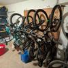 Strong Plastic Cycle Wall Mount Unspoiled Cycle Hook Vertical Space Saving Rack For Inside Use