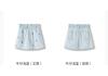 Balabala Children's Denim Embroidered Flower Bud Skirt Shorts
