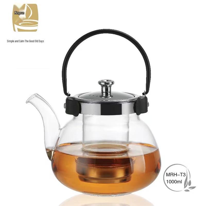 MINGRUN Heat-Resistant Glass Health Pot Teapot