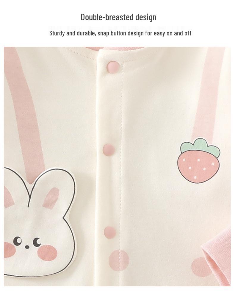 Newborn Cotton Onesie: Unisex Baby Romper for Autumn and Spring