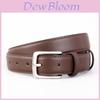 Womens Genuine Leather Belt With Alloy Buckle For Casual And Office Wear