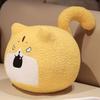 35cm Cuddly Kitten Plushie Toy Soft Round Animal Balls Lovely Doll Stuffed Cat Pillows For Kids Birthday Gift For Baby Accompany