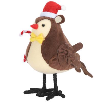 Decorazione Tavolo per Uccelli di Pasqua Cappello Rosso Adorabile Festivo Ornamento per Finestra Uccello di Pasqua per Interni