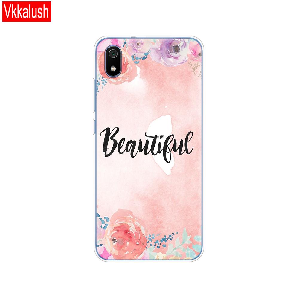 Silicon Case For Xiaomi Redmi 7a Cases Full Protection Soft Tpu Back Cover For Redmi 7 A Bumper Phone Shell Bag Coque