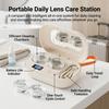 Portable Ultrasonic Cleaner For Contact Lens With Automatic Rinsing Function