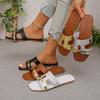 Flip-flops, Women's Shoes, Round-toe Shoes, Beach Flat Shoes
