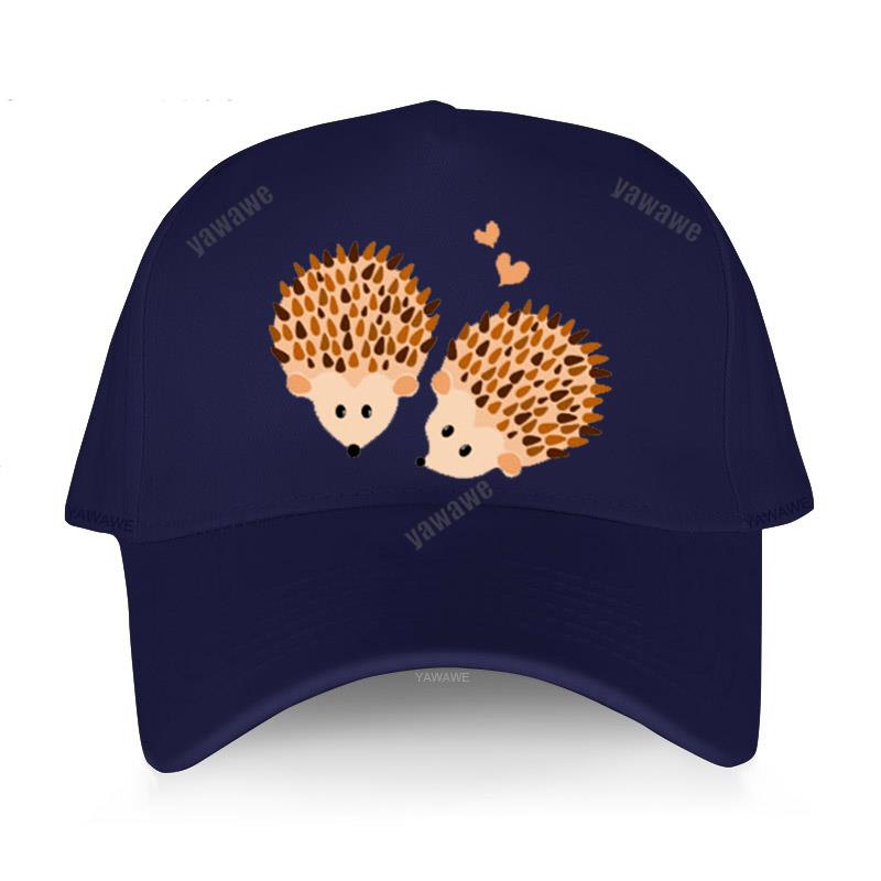 Black Hip Hop Baseball Caps For Boys Sunhat Cartoon Hedgehogs In Love Women Hat Outdoor Men Adustable Glof Cap Sport Bonnet