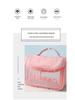 Waterproof Travel Makeup Bag Organizer with Hook - Portable Fragrance Style Handbag