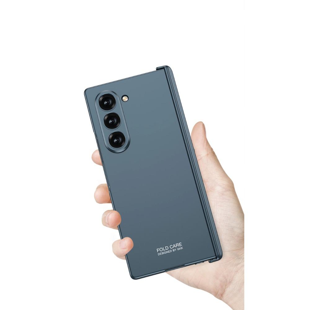 Magnetic Hinge Protection Hard PC Phone Cover for Samsung Galaxy Z Fold 6 Case Shockproof with Screen Protector Bracket