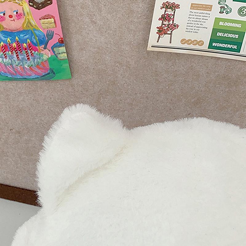 Cartoon Cute Samoyed Plush Backpack Kawaii Large Capacity Plushie Doll Fur Bag Children'S Bag Shoulder Bag Knapsack Bags Gifts