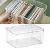 Desk Storage Box Plastic Large Capacity Dustproof Multi Functional Phone Case Storage Holder with