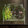Clear Round Fish Bowl Aquarium Fish Tank Small Aquariums Flower Vase Centerpiece Desktop Aquarium Fish Tank