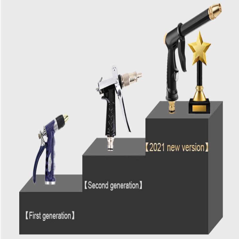 Pistol de udare multifuncțional de înaltă presiune cu duză placată cu cupru