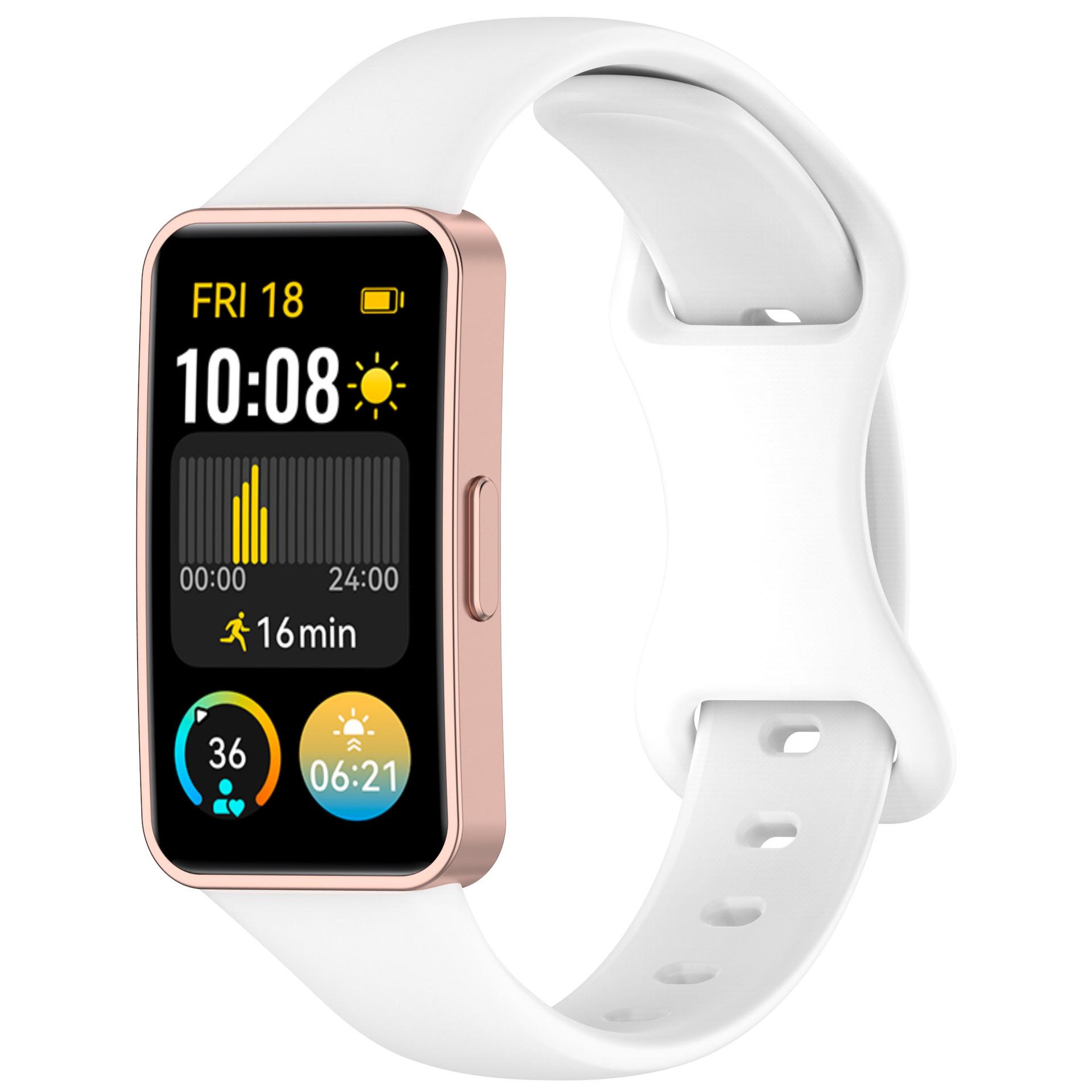 

Совместимый силиконовый сменный ремешок для Huawei Band 8/9 - Новый ремешок для часов с пряжкой в виде восьмерки