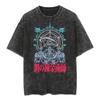 Japonia Anime Mustang Roy Anime Fullmetal Alchemist Manga Graficzny Nadruk Koszulka Męska Damska Harajuku Vintage Sprana Bawełna Luźny Top Letni Nowy T-shirt